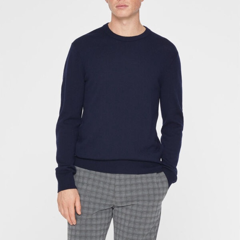 CLUB MONACO italian yarn wool crewneck sweater